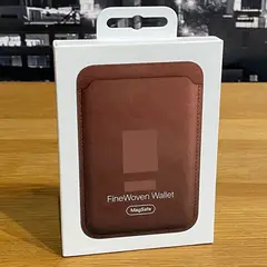 GENERICO - TARJETERO WALLET IPHONE MARRON CON LOGO