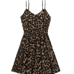 GENERICO - Vestido con tirantes ANIMAL PRINT de verano- primavera