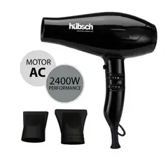 HUBSCH - Secador de Cabello AC Negro 2400W