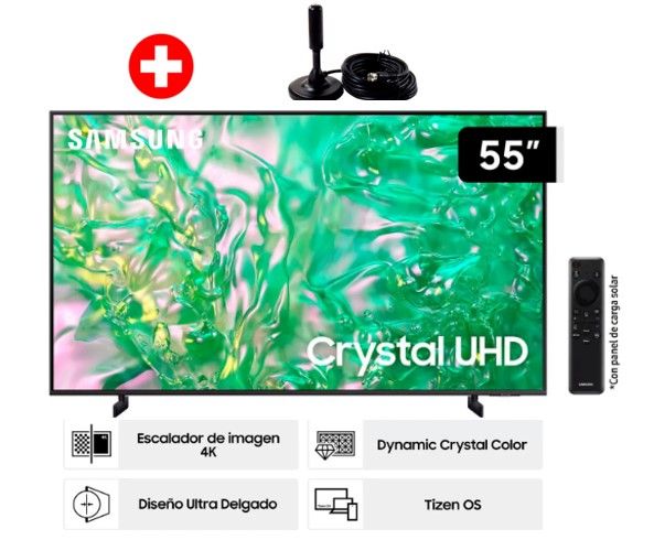 Televisor 55 Crystal Uhd 55Du8000 4k Tizen Os Smart Tv 2024