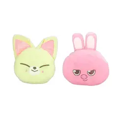 GENERICO - Pack 2 Almohada Cojín Stray Kids Dwaekki Foxi Ny