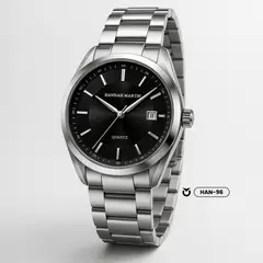 HANNAH MARTIN - RELOJ ORIGINAL - ELEGANTE Y CASUAL - PLATEADO HAN-96