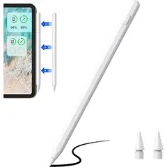 STYLUS - Lápiz Táctil pen Apple alternativo IPad con rechazo palma White