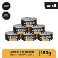 CARABELA - Salchicha Huachana - Pack x6