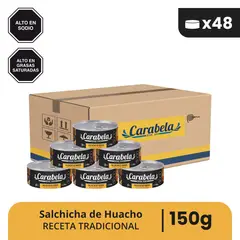 CARABELA - Salchicha Huachana - Caja x48
