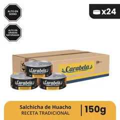 CARABELA - Salchicha Huachana - Caja x24
