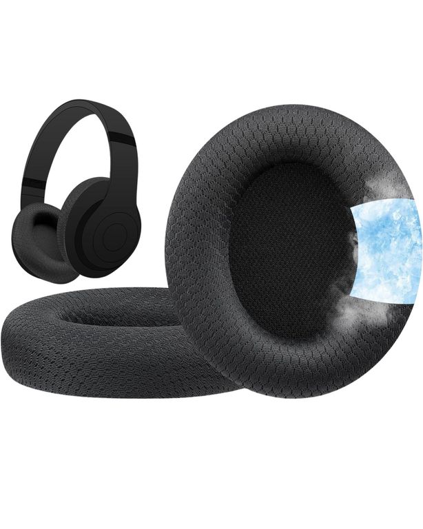 Almohadillas de Gel Para audifonos Beats Studio Pro - Negro