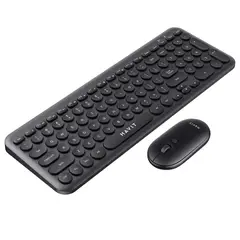 HAVIT - Combo Teclado y Mouse Inalámbrico KB254GCM Negro