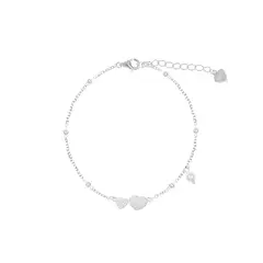 BALIQ - Pulsera Corazón Plata 925