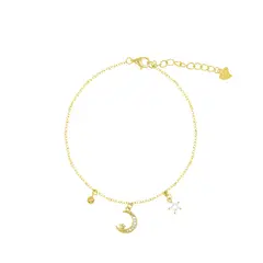 BALIQ - Pulsera Luna GoldenSilver