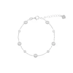 BALIQ - Pulsera Perlas Cultivadas Plata 925