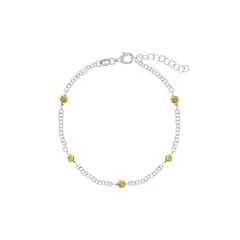 BALIQ - Pulsera Bolitas Goldensilver