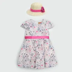 KUKULI - VESTIDO NAIA SOMBRERO NIÑA M1321