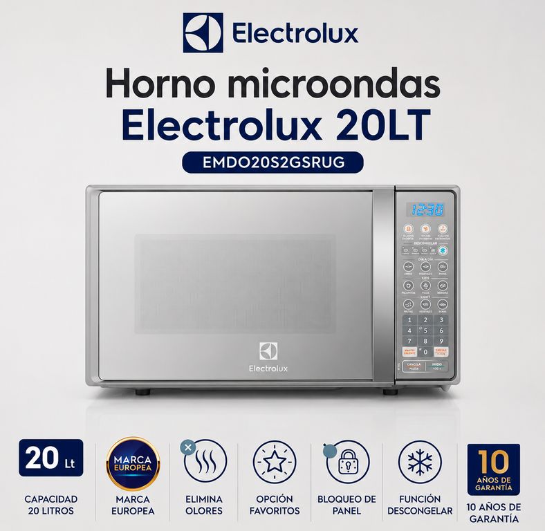 Horno microondas 20LT EMDO20S2GSRUG