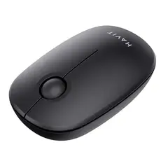 HAVIT - Mouse Inalámbrico 2.4 GHZ MS57GT diseño ultra ligero negro