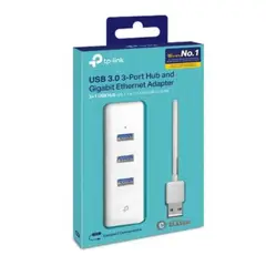 TP LINK - ADAPTADOR UE330 USB CON HUB DE 3 PUERTOS USB 3.0 YADAPTADORETHERNET