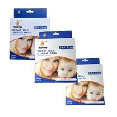 GENERICO - 3 Bolsas Almacenamiento de Leche Materna 30 unidades x 250ml