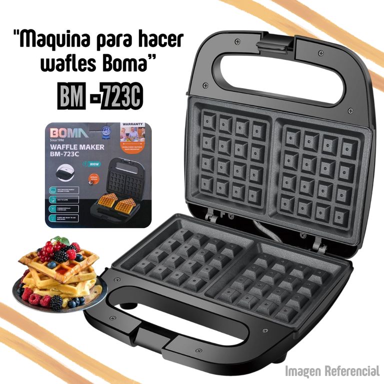 Waflera Maker 800w Boma BM-723C