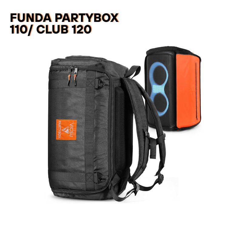 Mochila protectora para los parlantes JBL PartyBox 110 y el Club 120