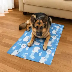 GENERICO - Manta Gel Refrescante Para Mascota - Talla L - (Celeste)