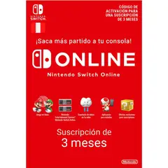 NINTENDO - Membresia Switch Online 3 Meses Peru Digital