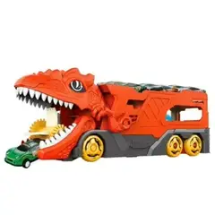 GENERICO - Camión Dinosaurio Porta Carros con Luces y Sonido