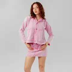 ROXJES JEANS - Camisaco Oversize Mujer drill