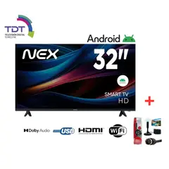 NEX - TELEVISOR 32 LED HD SMART TV TVLED32S + ANTENA DIGITAL