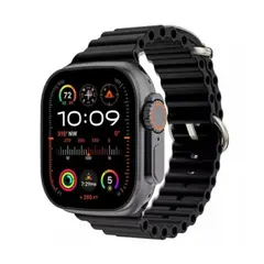 GENERICO - Smartwatch HK9 ULTRA 2 MAX Negro con Protector de Pantalla
