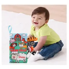 GENERICO - Libro Sensorial Texturas Animales Granja Estimulación