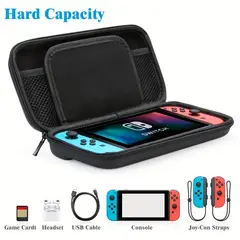 GENERICO - Funda Case Para Nintendo Switch oled - Negro