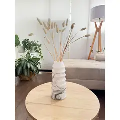 CONCEPTS LIFE - Jarron Florero Clyborne Humo 10x10x26 cm