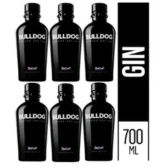 BULLDOG - Gin London Dry Botella 750ml - 6 UND