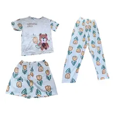 GENERICO - Pijama conjunto pantalon shot diseño animado