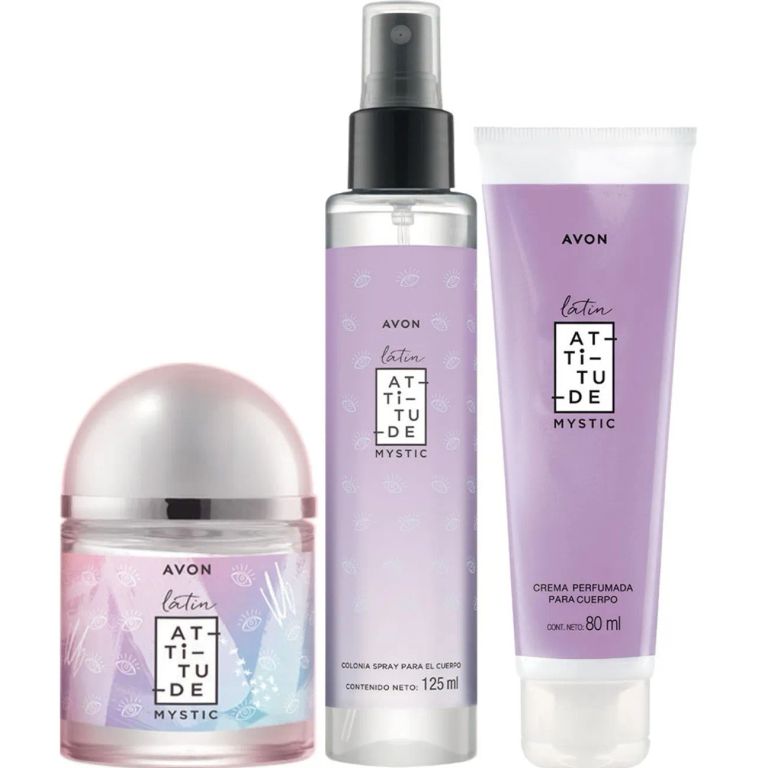 Latin Attitude Mystic aroma femenino perfume x3
