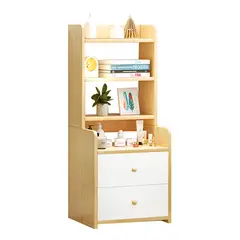 ROHE - Velador De 3 Niveles Con 2 Cajones 100cm De Alto