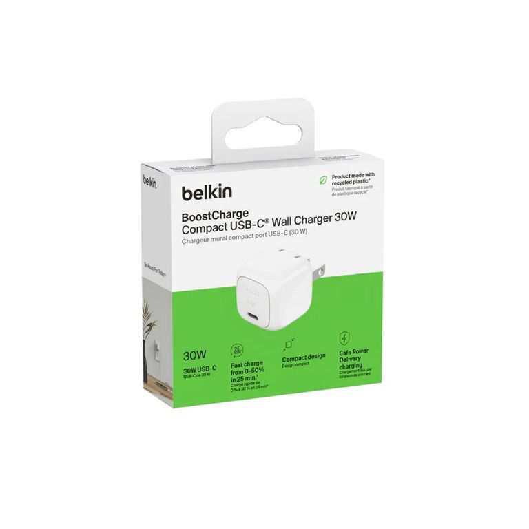 Cargador de pared CUBITO de 30 W COLOR BLANCO