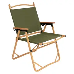 TERRA FORCE - Silla Plegable Camping Reclinable Colbún - Verde