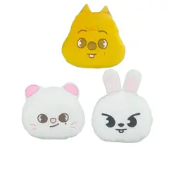 GENERICO - Pack 3 Almohada Cojín Stray Kids Han Quokka Jiniret Leebit