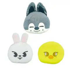 GENERICO - Pack 3 Almohada Cojín Stray Kids Wolf Chan Leebit Bbok Ari