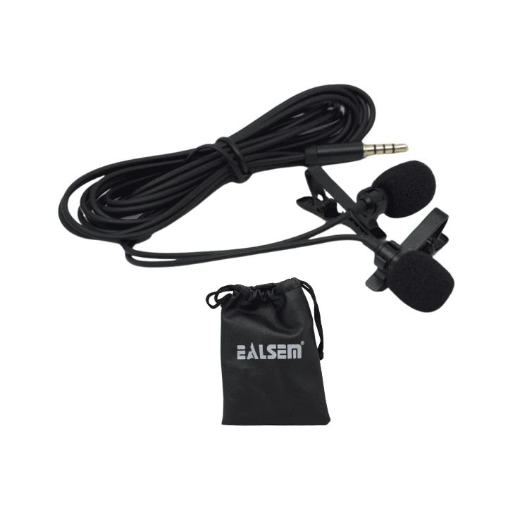 Micrófono Solapero doble 35mm P20 EALSEM