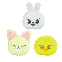 GENERICO - Pack 3 Almohada Cojín Stray Kids Leebit Foxi Ny Bbok Ari