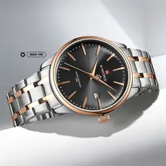 NAVIFORCE - RELOJ ORIGINAL ELEGANTE PLATEADO