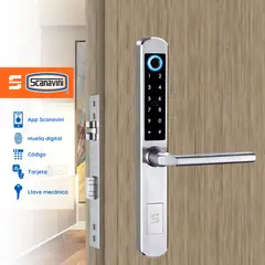 SCANAVINI - Cerradura Digital A210 Acero inox Acceso Principal