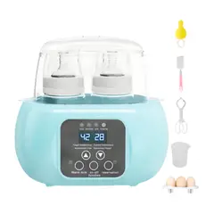 GENERICO - Aparato Calentador y Esterilizador de Biberones Celeste