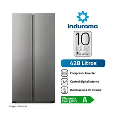 INDURAMA - Refrigeradora Side by Side 428Lt RI-769 - Croma