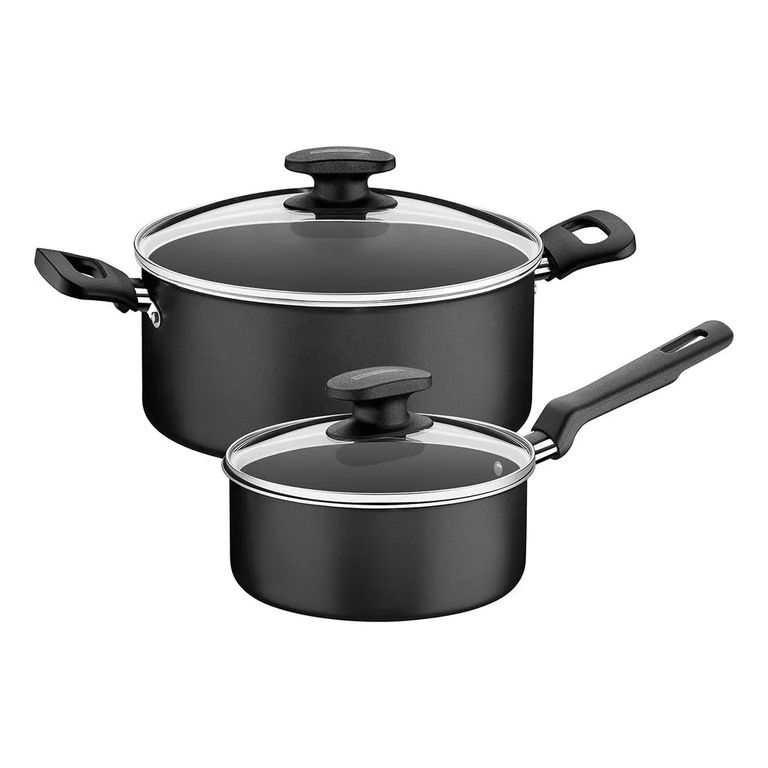 Juego de ollas de Aluminio Loreto con tapa x4pzs 24Cm-18Cm - 75286028