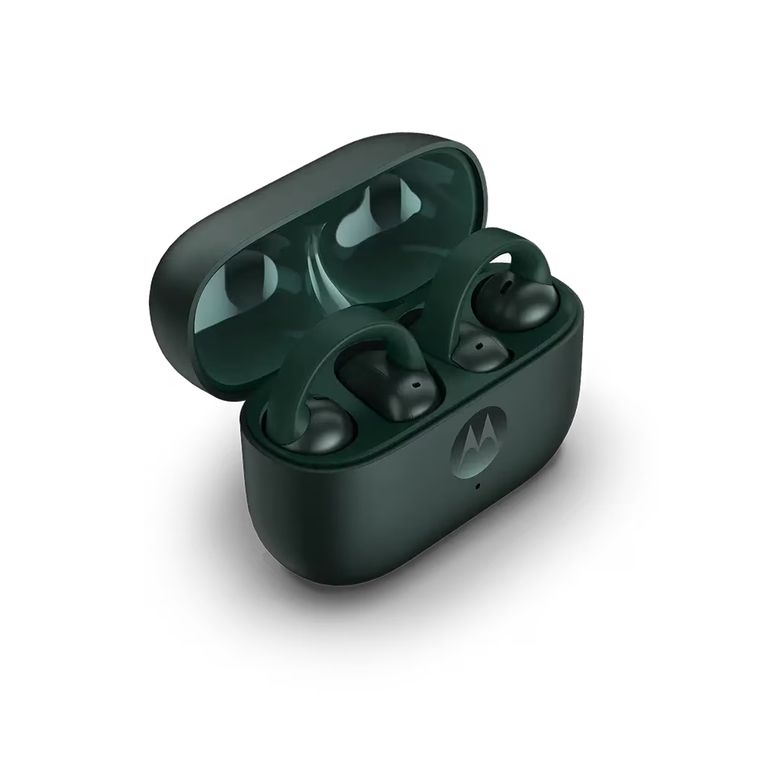 Auriculares Moto Buds Loop - In-Ear, Verde Trekking, Conectividad Bluetooth, Resi