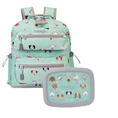 BENTGO - Set Lonchera y Mochila Escolar Kids - Puppy Love