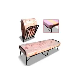 LH ELECTRONIC - Cama Plegable de 1 Plaza + Colchón de 4"